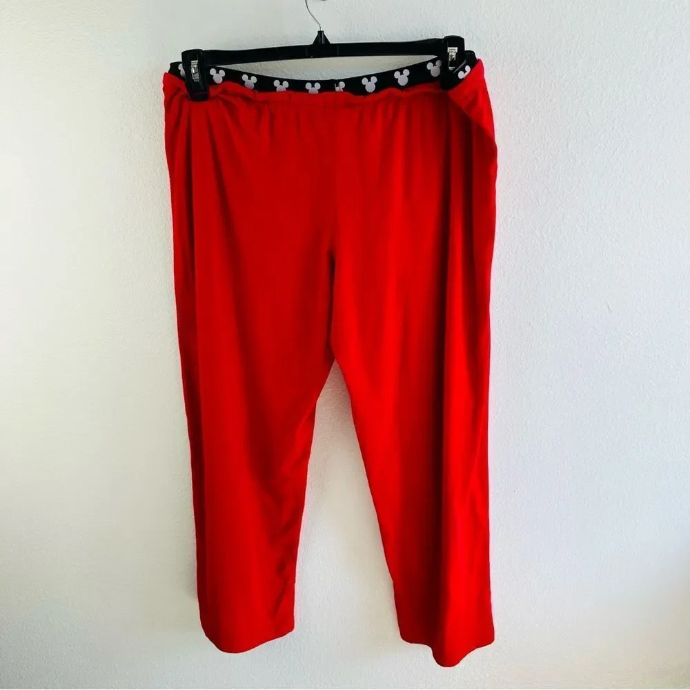 Disney Mickey Mouse Red Pajama Pants Size XL 16-18‎ - Picture 3 of 3